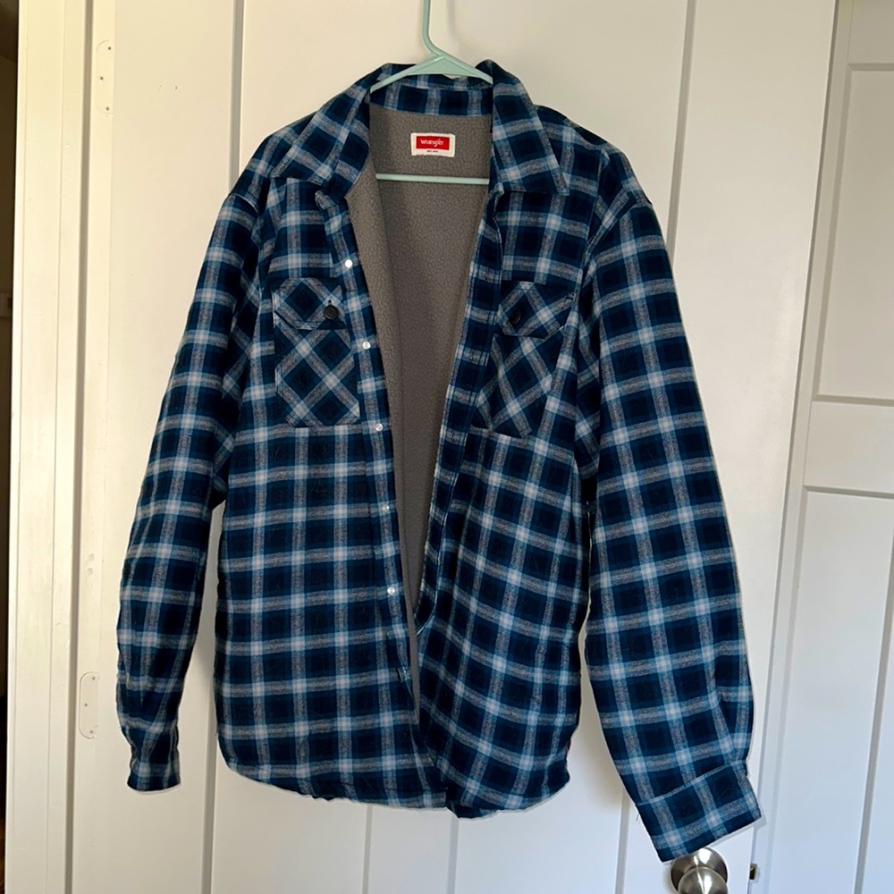 Wrangler Men’s Fleece Lined Flannel
